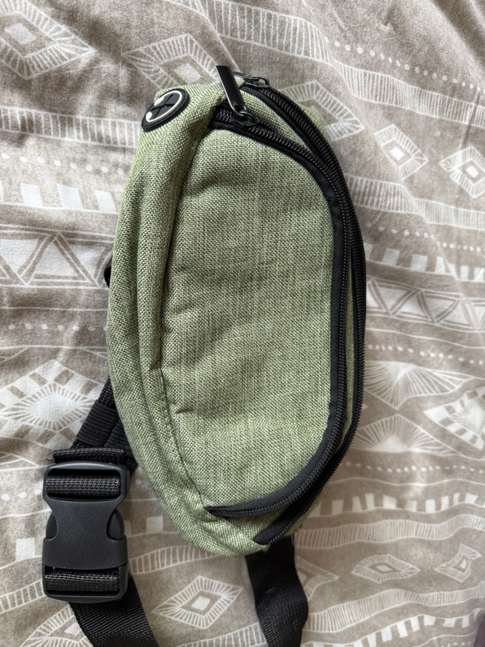 Olive Green Waist Bag / Fanny Pack